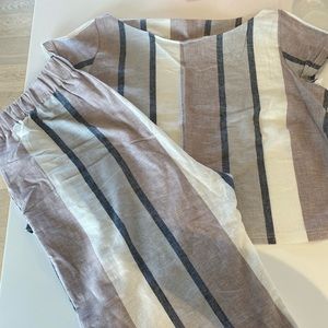 Smash+Tess Linen Lounge Set, EUC